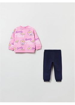 OVS Komplet bluza i legginsy LOONEY TUNES 1848466 Różowy Regular Fit ze sklepu MODIVO w kategorii Dresy dla niemowlaka - zdjęcie 183945629