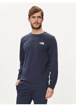 The North Face Longsleeve Simple Dome NF0A87QN Granatowy Regular Fit ze sklepu MODIVO w kategorii T-shirty męskie - zdjęcie 183945676