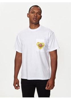 Versace Jeans Couture T-Shirt 76GAHL01 Biały Regular Fit ze sklepu MODIVO w kategorii T-shirty męskie - zdjęcie 183945705