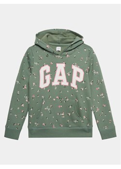 Gap Bluza 789603-00 Zielony Regular Fit ze sklepu MODIVO w kategorii Bluzy dziewczęce - zdjęcie 183945715
