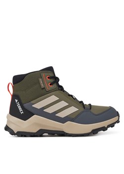 adidas Trekkingi Terrex Ax4r Mid Rain.Rdy IF6518 Zielony ze sklepu MODIVO w kategorii Buty trekkingowe dziecięce - zdjęcie 183945808