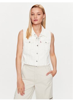 Levi's® Kamizelka Xs A4855-0001 Biały Slim Fit - id: 0000303342524 - marki Levi's - 183945819 Levi's® Kamizelka Xs A4855-0001 Biały Slim Fit ze sklepu MODIVO w kategorii Kamizelki damskie - zdjęcie 183945819