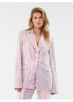 ROTATE Marynarka Sequin 1113712208 Różowy Oversize ze sklepu MODIVO w kategorii Marynarki damskie - zdjęcie 183945916
