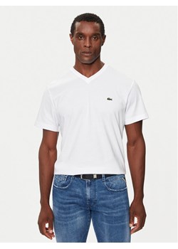 Lacoste T-Shirt TH5077 Biały Regular Fit ze sklepu MODIVO w kategorii T-shirty męskie - zdjęcie 183946047