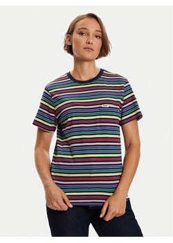 Wrangler T-Shirt Stripe 112356456 Kolorowy Regular Fit ze sklepu MODIVO w kategorii Bluzki damskie - zdjęcie 183946059