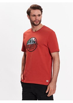 Dolomite T-Shirt 296160-1408 Pomarańczowy Regular Fit ze sklepu MODIVO w kategorii T-shirty męskie - zdjęcie 183946128
