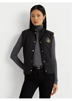LAUREN RALPH LAUREN Kamizelka 297936862002 Czarny Straight Fit ze sklepu MODIVO w kategorii Kamizelki damskie - zdjęcie 183946157