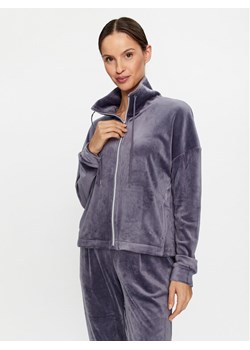 Triumph Bluza Cozy Comfort Velour Zip Jacket 10216555 Szary Regular Fit ze sklepu MODIVO w kategorii Bluzy damskie - zdjęcie 183946207