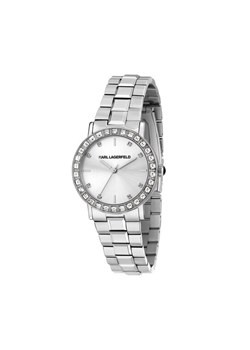 KARL LAGERFELD Zegarek R0553100511 Srebrny ze sklepu MODIVO w kategorii Zegarki - zdjęcie 183946208