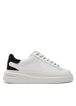 Guess Sneakersy FLTELB LEA12 Biały ze sklepu MODIVO w kategorii Buty sportowe damskie - zdjęcie 183946269