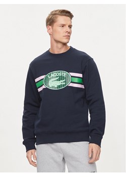 Lacoste Bluza SH1420 Granatowy Regular Fit ze sklepu MODIVO w kategorii Bluzy męskie - zdjęcie 183946275