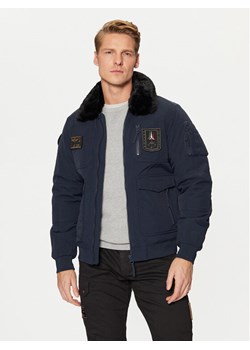 Aeronautica Militare Kurtka bomber 242AB2106CT3151 Granatowy Regular Fit ze sklepu MODIVO w kategorii Kurtki męskie - zdjęcie 183946286