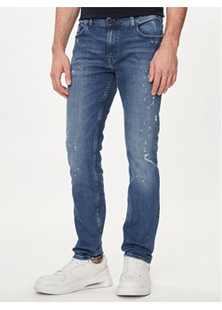 KARL LAGERFELD Jeansy 265801 542832 Granatowy Slim Fit ze sklepu MODIVO w kategorii Jeansy męskie - zdjęcie 183946287