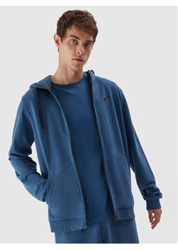 4F Bluza 4FAW23TSWSM695 Niebieski Regular Fit ze sklepu MODIVO w kategorii Bluzy męskie - zdjęcie 183946339