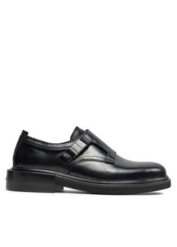 Calvin Klein Półbuty Monk Lth Hf HM0HM01530 Czarny ze sklepu MODIVO w kategorii Buty eleganckie męskie - zdjęcie 183946376