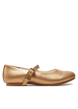 Tommy Hilfiger Baleriny T3A3-33555-1372514 M Złoty ze sklepu MODIVO w kategorii Balerinki dziecięce - zdjęcie 183946399