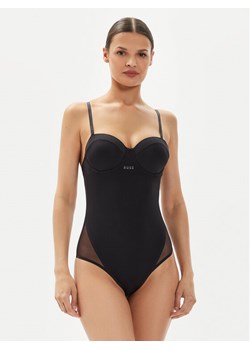 Boss Body Audrey 50515517 Czarny Slim Fit - id: 0000303806262 - marki BOSS HUGO BOSS - 183946467 Boss Body Audrey 50515517 Czarny Slim Fit ze sklepu MODIVO w kategorii Bluzki damskie - zdjęcie 183946467