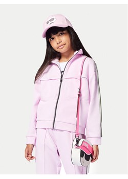 Karl Lagerfeld Kids Bluza Z30483 S Różowy Regular Fit ze sklepu MODIVO w kategorii Bluzy dziewczęce - zdjęcie 183946485