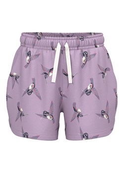 NAME IT Szorty sportowe 13217262 Fioletowy Regular Fit ze sklepu MODIVO w kategorii Spodenki dziewczęce - zdjęcie 183946519