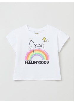 OVS T-Shirt 1759667 Biały Regular Fit ze sklepu MODIVO w kategorii Bluzki dziewczęce - zdjęcie 183946587