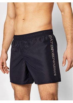 EA7 Emporio Armani Szorty kąpielowe 902035 CC720 00020 Czarny Regular Fit ze sklepu MODIVO w kategorii Kąpielówki - zdjęcie 183946595