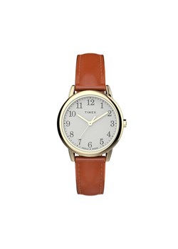 Timex Zegarek Easy Reader Classic TW2W32600 Brązowy ze sklepu MODIVO w kategorii Zegarki - zdjęcie 183946645
