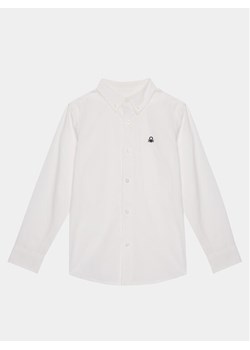 United Colors Of Benetton Koszula 54AZCQ00R Biały Regular Fit ze sklepu MODIVO w kategorii Koszule chłopięce - zdjęcie 183946759