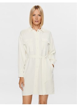 Marella Sukienka koszulowa Echi 2332260933200 Écru Regular Fit ze sklepu MODIVO w kategorii Sukienki - zdjęcie 183946916