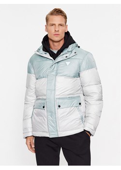 Guess Kurtka puchowa Z3BL02 WFQ80 Szary Regular Fit ze sklepu MODIVO w kategorii Kurtki męskie - zdjęcie 183946917