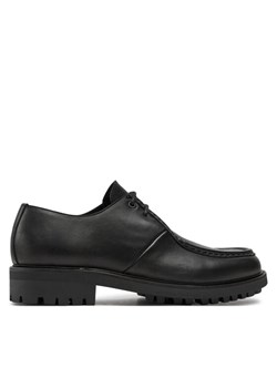 Calvin Klein Półbuty Apron Lace Up Lth HM0HM01535 Czarny ze sklepu MODIVO w kategorii Buty eleganckie męskie - zdjęcie 183946935