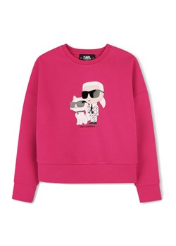 Karl Lagerfeld Kids Bluza Z30472 M Różowy Regular Fit ze sklepu MODIVO w kategorii Bluzy dziewczęce - zdjęcie 183947077
