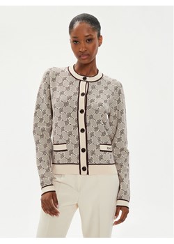 JOOP! Kardigan 58 JW243KN330 30042806 Beżowy Regular Fit ze sklepu MODIVO w kategorii Swetry damskie - zdjęcie 183947087
