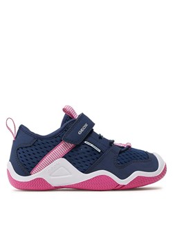 Geox Sneakersy J Wader Girl J3508A 01450 C4268 S Granatowy ze sklepu MODIVO w kategorii Buty sportowe dziecięce - zdjęcie 183947115