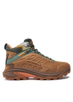 Merrell Trekkingi Moab Speed 2 Mid Ltr Wp J038426 Brązowy ze sklepu MODIVO w kategorii Buty trekkingowe damskie - zdjęcie 183947117