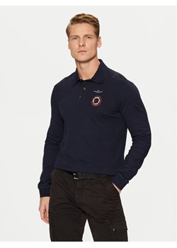 Aeronautica Militare Polo 242PO1810J564 Granatowy Regular Fit ze sklepu MODIVO w kategorii T-shirty męskie - zdjęcie 183947126