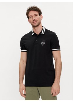 Aeronautica Militare Polo 241PO1758P191 Czarny Regular Fit ze sklepu MODIVO w kategorii T-shirty męskie - zdjęcie 183947167