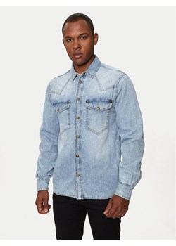 Versace Jeans Couture Koszula jeansowa 76GAL250 Niebieski Regular Fit ze sklepu MODIVO w kategorii Koszule męskie - zdjęcie 183947278