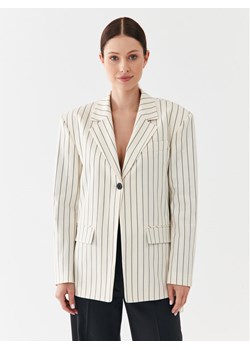 Hugo Marynarka Aeva 50494497 Beżowy Relaxed Fit - id: 0000303313623 - marki Hugo Boss - 183947355 Hugo Marynarka Aeva 50494497 Beżowy Relaxed Fit ze sklepu MODIVO w kategorii Marynarki damskie - zdjęcie 183947355
