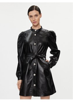 Custommade Sukienka skórzana Lanette 999418461 Czarny Regular Fit ze sklepu MODIVO w kategorii Sukienki - zdjęcie 183947425