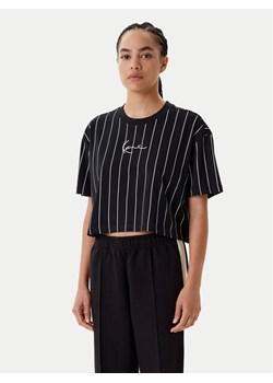 Karl Kani T-Shirt Small Signature Essential Pinstripe 6137880 Czarny Relaxed Fit ze sklepu MODIVO w kategorii Bluzki damskie - zdjęcie 183947479