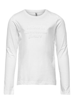 Kids ONLY Bluzka Tenna 15271413 Biały Regular Fit ze sklepu MODIVO w kategorii Bluzki dziewczęce - zdjęcie 183947537