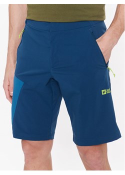 Jack Wolfskin Szorty sportowe Glastal 1508231 Niebieski Regular Fit ze sklepu MODIVO w kategorii Spodenki męskie - zdjęcie 183947585