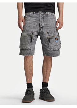 G-Star Raw Szorty jeansowe Cargo D24442-D537-G324 Szary Loose Fit ze sklepu MODIVO w kategorii Spodenki męskie - zdjęcie 183947605