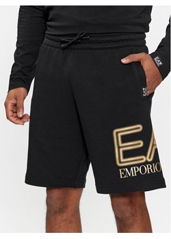 EA7 Emporio Armani Szorty sportowe 3DPS76 PJSHZ 0208 Czarny Regular Fit ze sklepu MODIVO w kategorii Spodenki męskie - zdjęcie 183947726