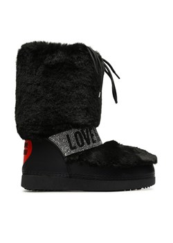 LOVE MOSCHINO Śniegowce JA24222G0HJW0000 Czarny ze sklepu MODIVO w kategorii Śniegowce damskie - zdjęcie 183947768