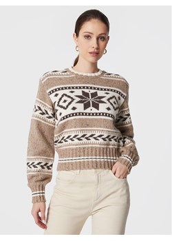 Polo Ralph Lauren Sweter 211881628 Beżowy Regular Fit ze sklepu MODIVO w kategorii Swetry damskie - zdjęcie 183947785