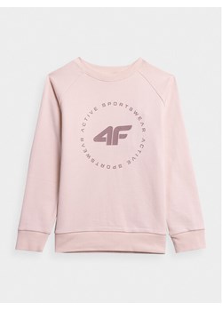 4F Bluza 4FJAW23TSWSF637 Écru Regular Fit ze sklepu MODIVO w kategorii Bluzy dziewczęce - zdjęcie 183947829