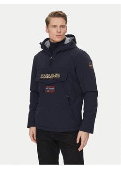 Napapijri Kurtka anorak Rainforest Pocket 2 NP0A4GMD Granatowy Regular Fit ze sklepu MODIVO w kategorii Kurtki męskie - zdjęcie 183947837