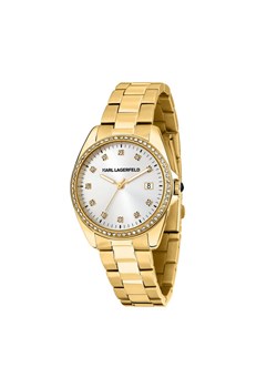 KARL LAGERFELD Zegarek R0553101505 Złoty ze sklepu MODIVO w kategorii Zegarki - zdjęcie 183947888