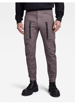 G-Star Raw Spodnie materiałowe Zip Pkt 3D D21975-D504-G077 Szary Skinny Fit ze sklepu MODIVO w kategorii Spodnie męskie - zdjęcie 183947906